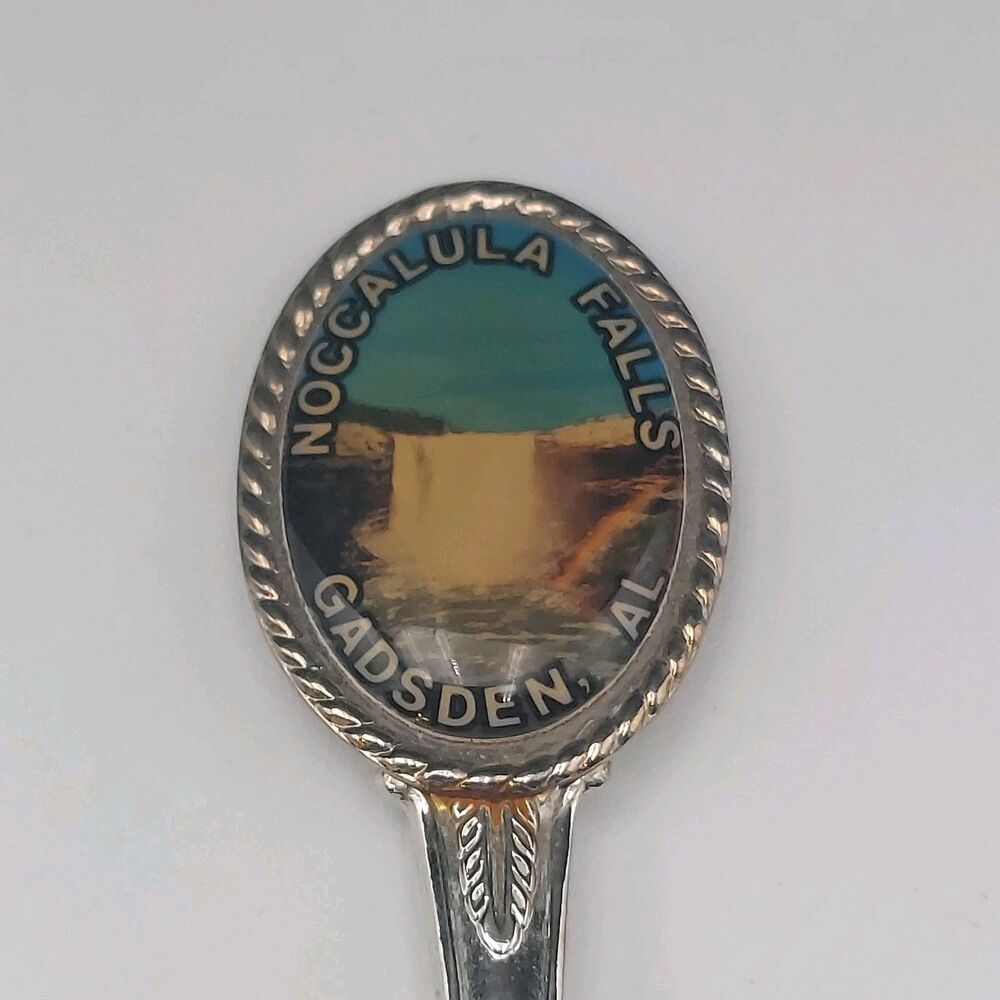 Noccalula Falls Gadsden Alabama Souvenir Spoon VTG